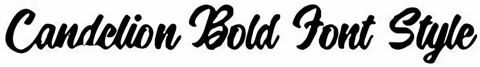 Candelion Bold